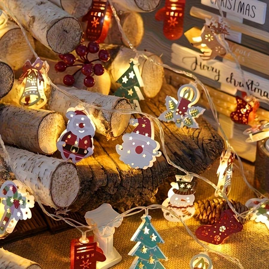 Christmas Lights 10 Christmas Mix And Match Size 3 Meters 20 Light Battery