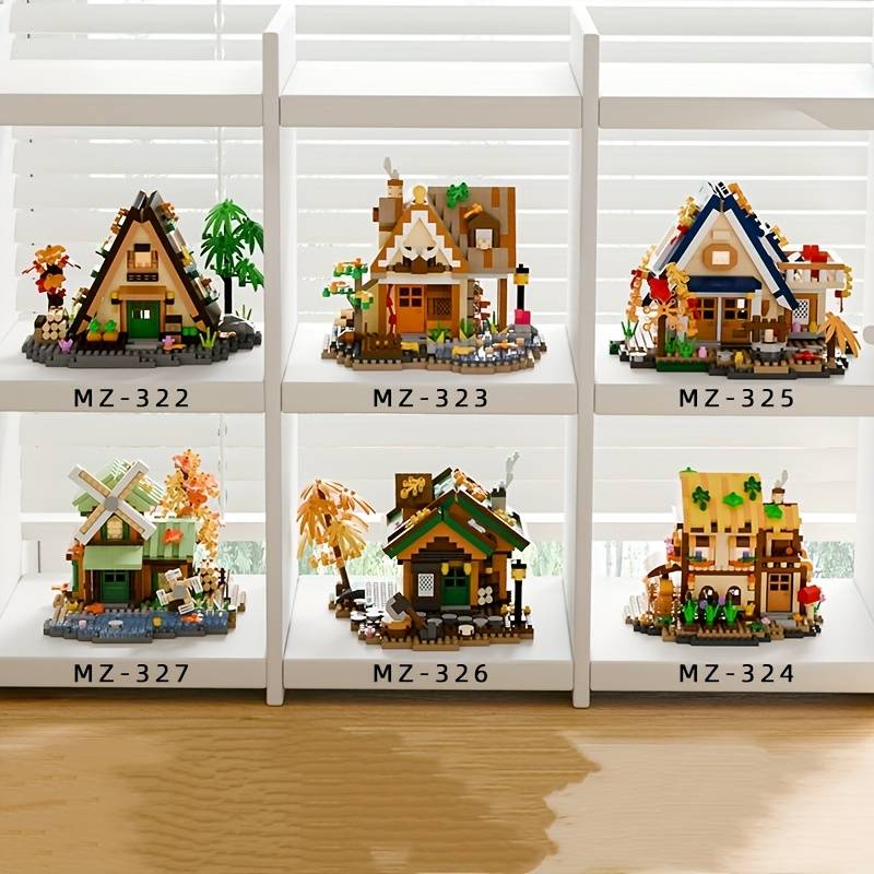 Building Toy Architectural Model Toy Set Style Forest Tree House Mz 326