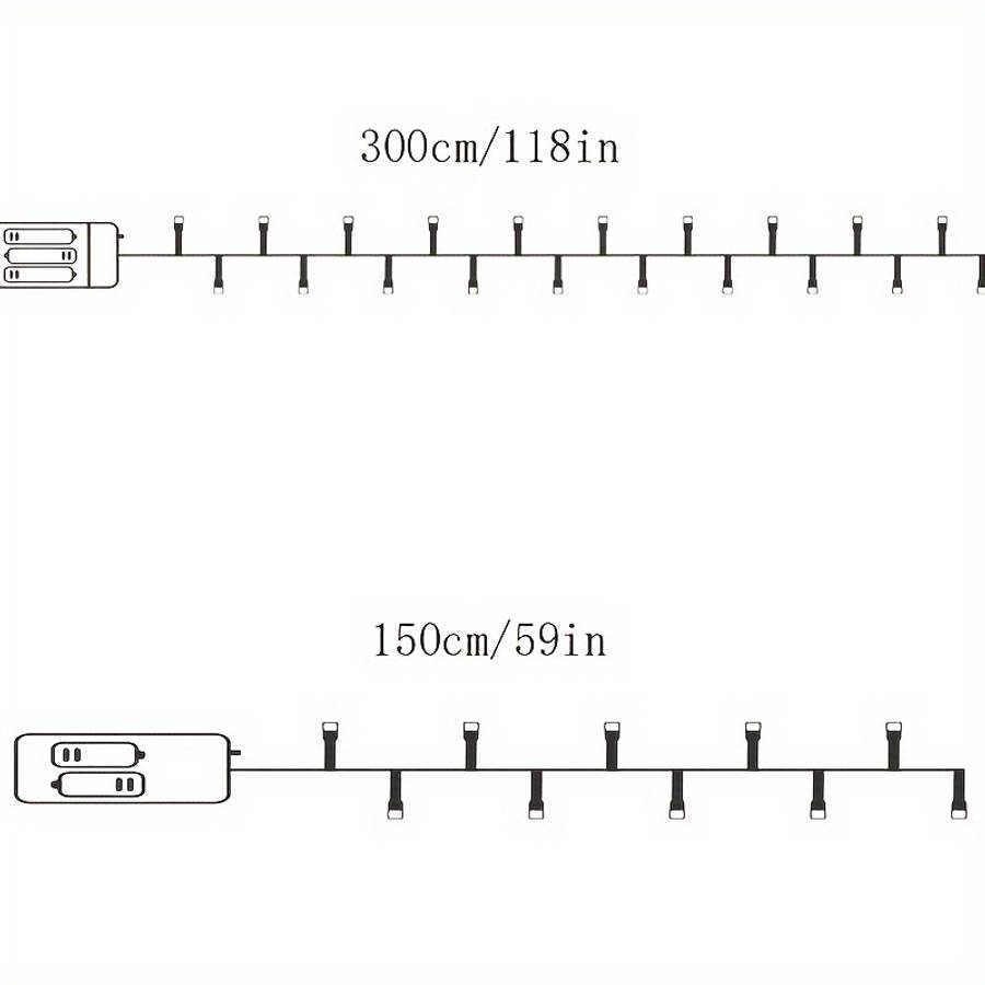 Christmas Lights 10 Christmas Mix And Match Size 3 Meters 20 Light Battery