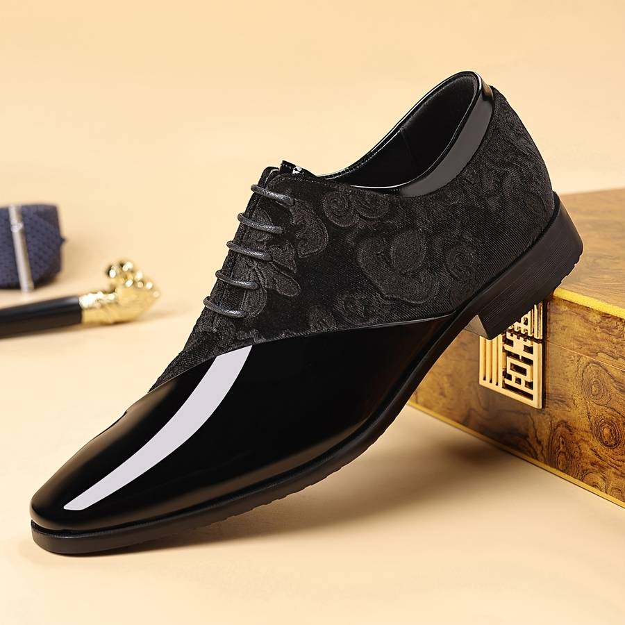 Mens Leather Shoes Color Black Sizeuk 10.5