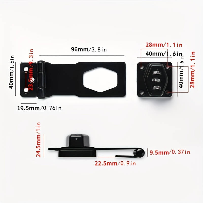 Lock Color Black