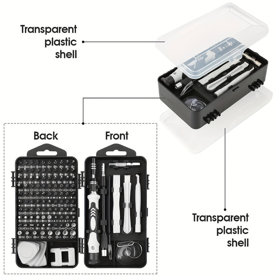 Screwdriver Bit Tool Set Color Grey Advanced Edition