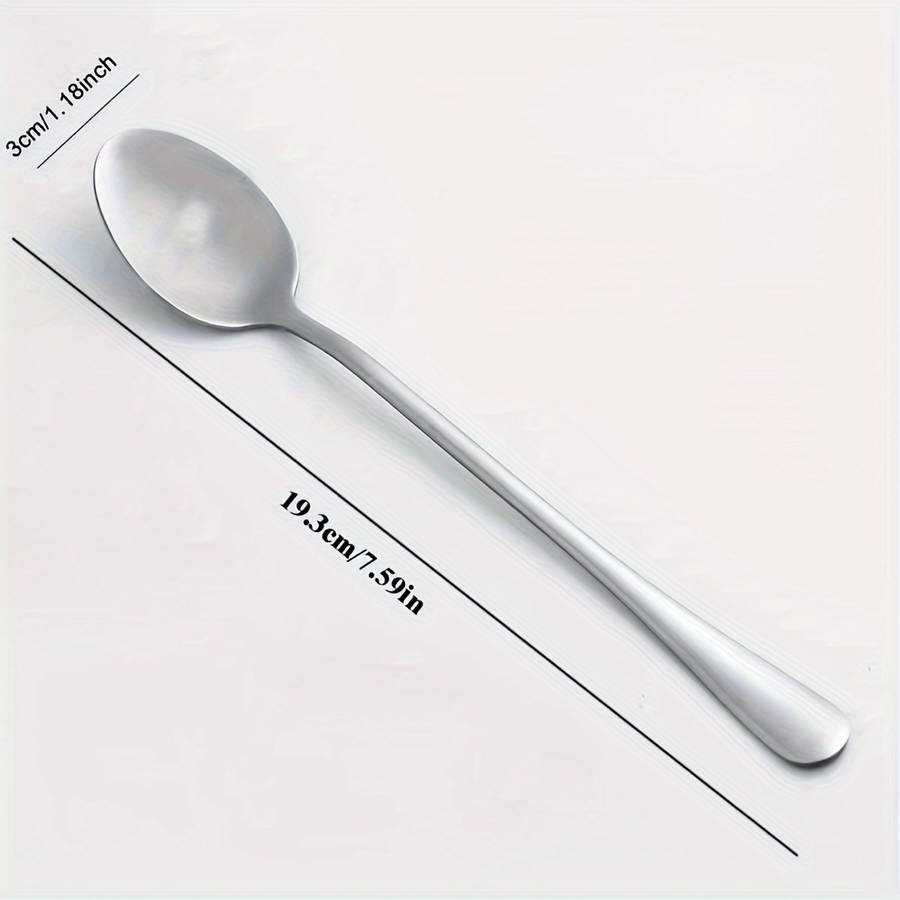 1pc Engraved stainless steel spoon  Love Your Mom  1 elegant piece of coffee ice cream and d