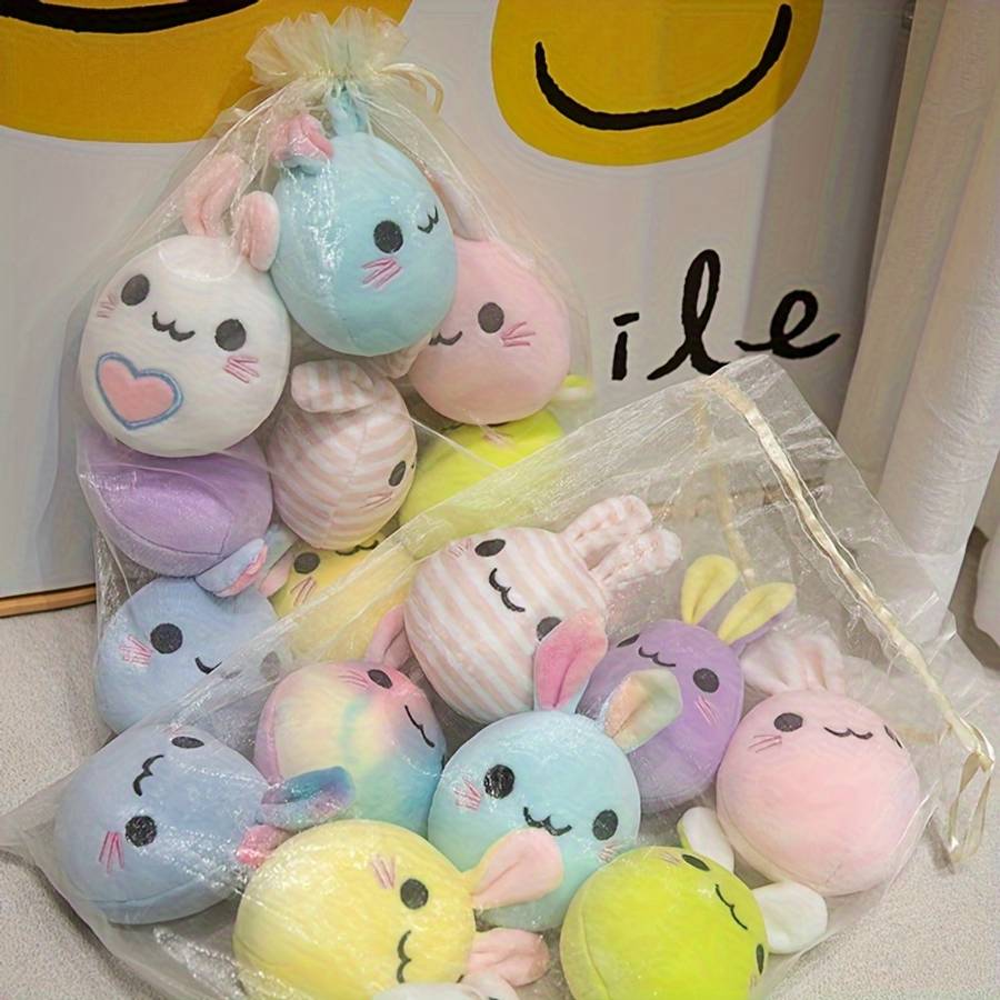Plush Toyss size 13cm Items 9PCS Rabbit Plush Bag