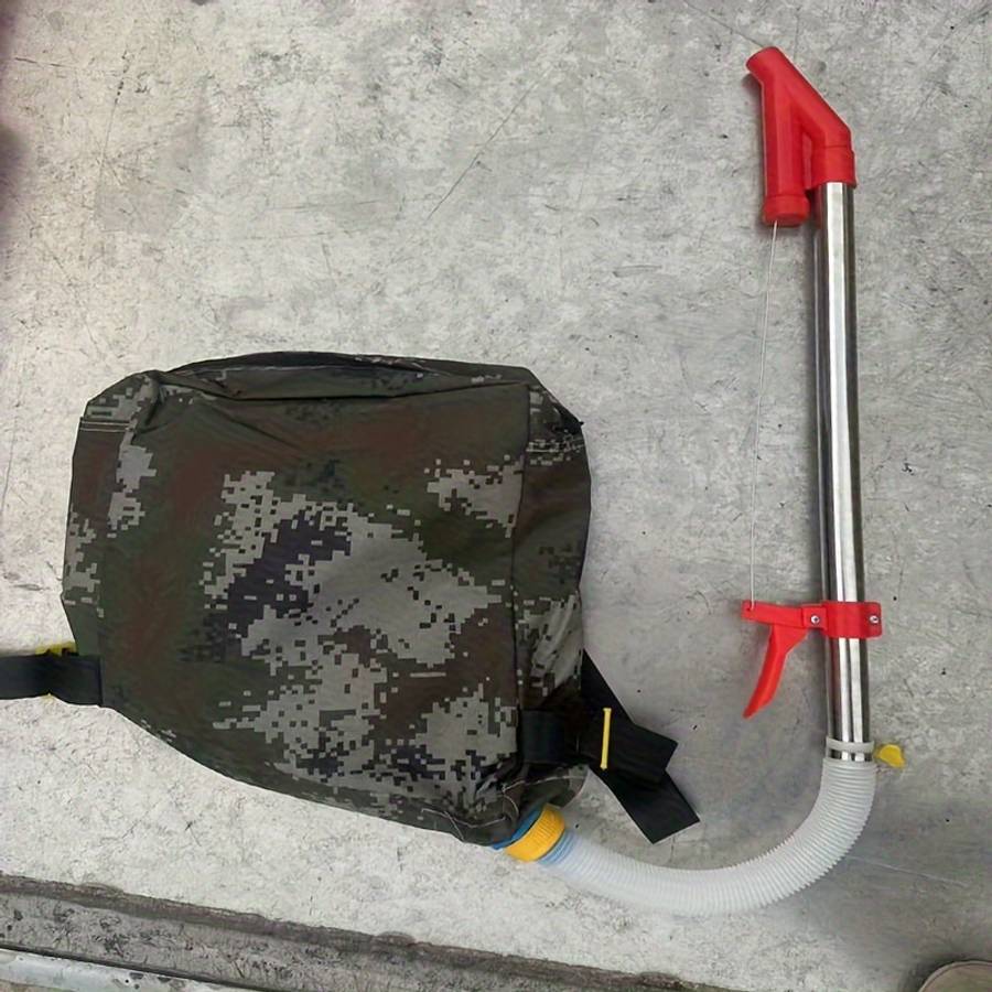 Manual Backpack Fertilizer Spreader Hands