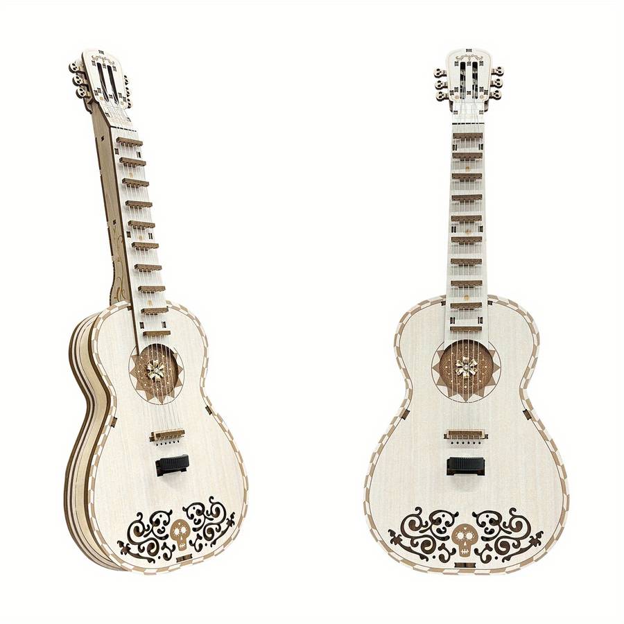 3D Puzzle Musical Instrument Model Color Cabin  Chord Guitar