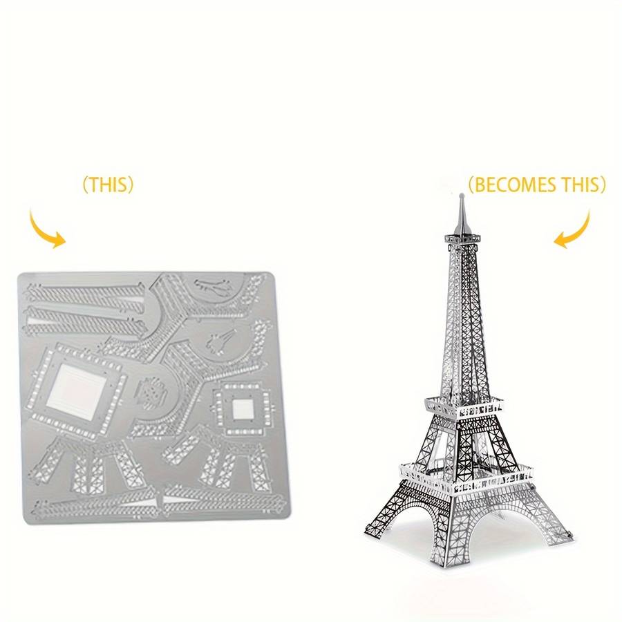 Building Toy Architectural Model Toy Set Color  Silvery