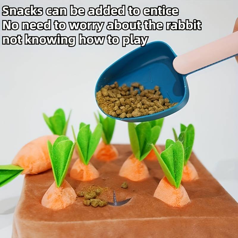 Pet Supplies Quantity 8  Hole Rabbit Carrot Toy
