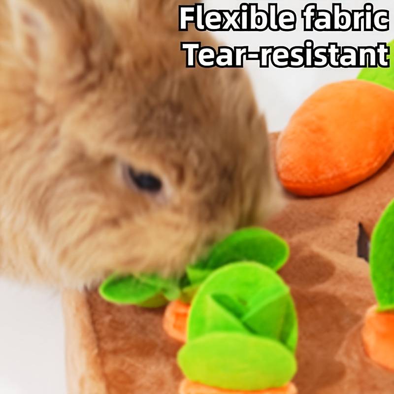 Pet Supplies Quantity 8  Hole Rabbit Carrot Toy