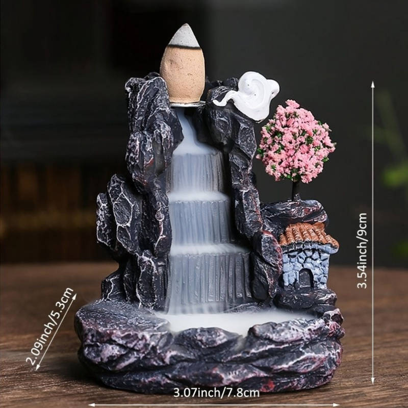 Incense Burner Color  Waterfall A