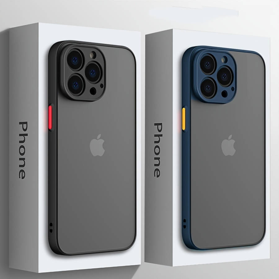 1Pc Black For iPhone 13 Mini Silicone Matte Phone Case