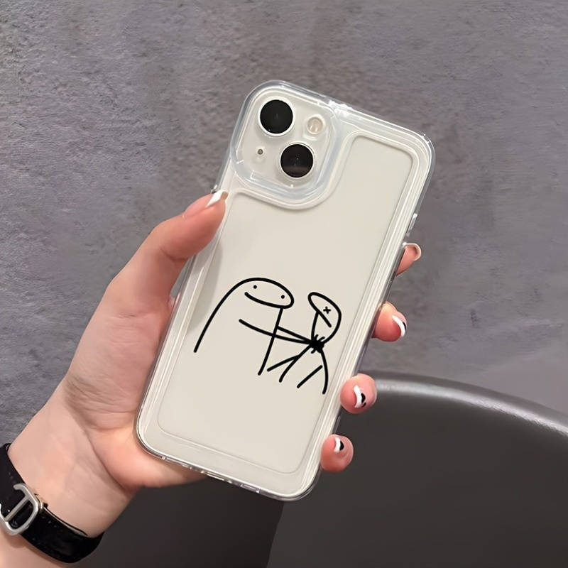 1Pc Transparent For iPhone 12 Pro Phone Case Phone Cover