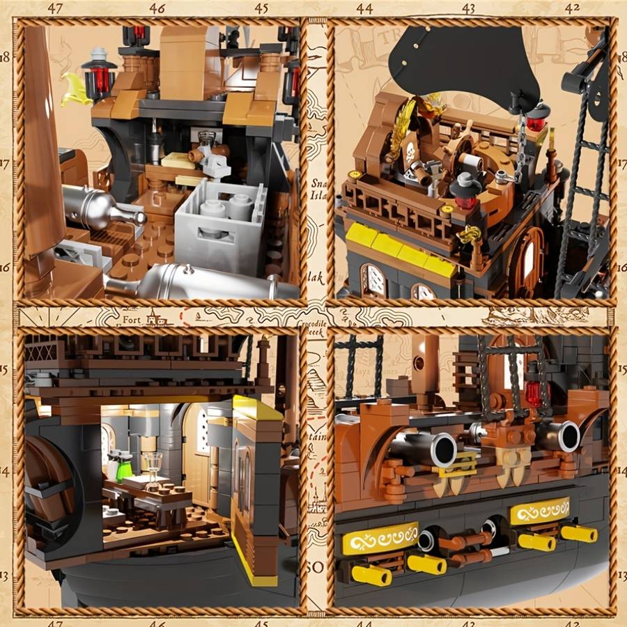3D Jigsaw Puzzle Model Ship
