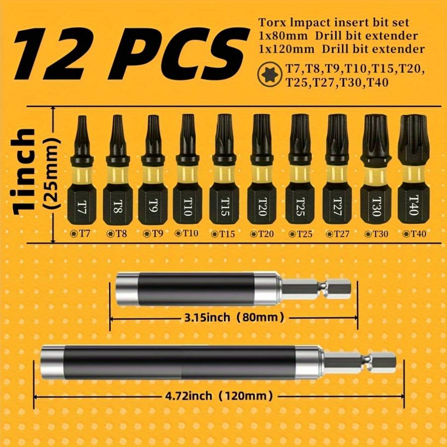 Screwdriver Bit Tool Set Quantity 10Pcs