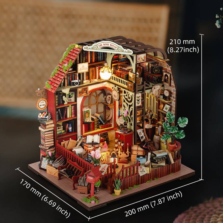 Building Toy Architectural Model Toy Set Style Bookstore