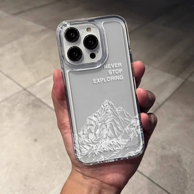 1Pc Transparent For iPhone 13 Phone Case Phone Cover