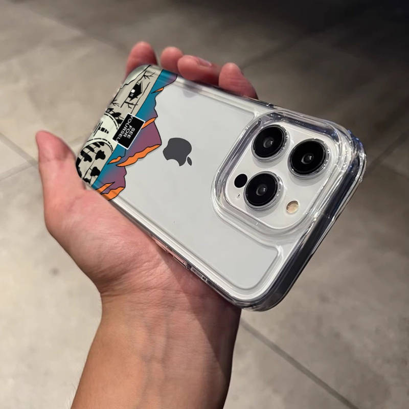 1Pc Transparent For iPhone 14 Pro Phone Case Phone Cover