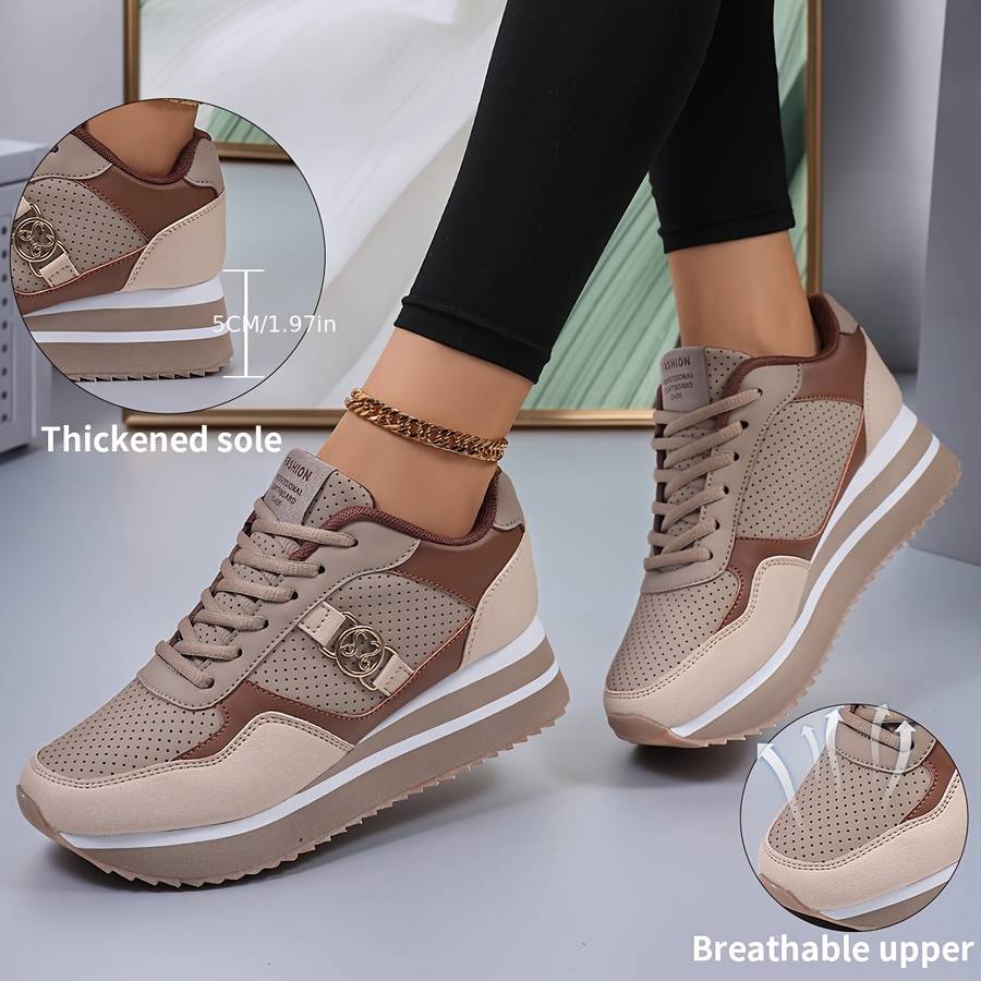 Women S Sneakers Color Light Brown1 Sizeuk 2.5