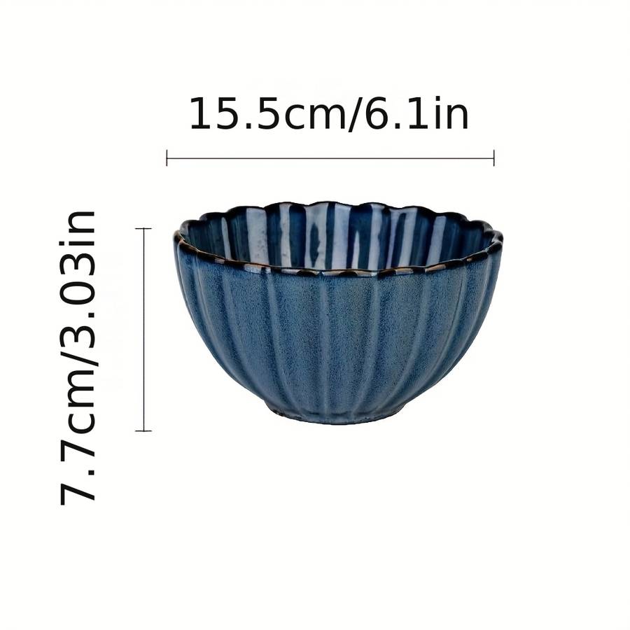 Bowl Color Upgraded Blue 6Inch Kiln Transformation Bowl