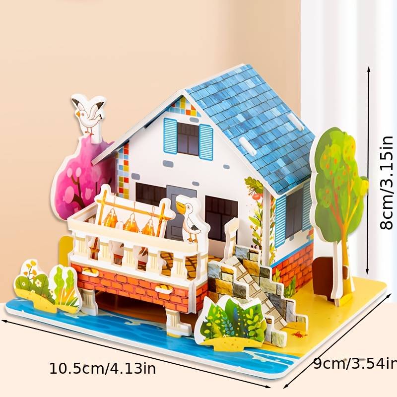 Building Toy Architectural Model Toy Set Items Coffee Shop