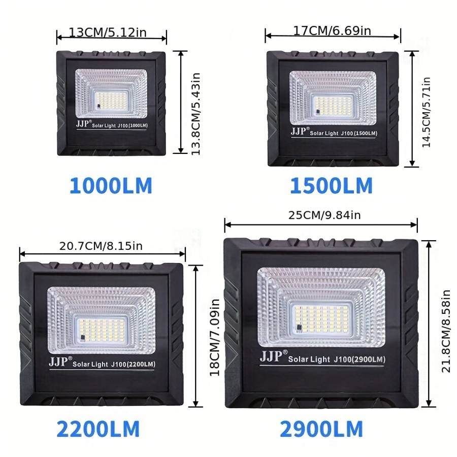 1000LM Pack of 5 Outdoor Solar Light