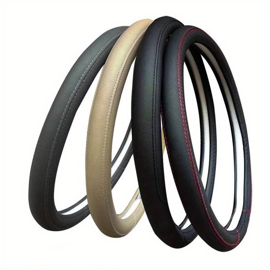 Car Steering Wheel Cover Black Red   Car Steering Wheel Cover