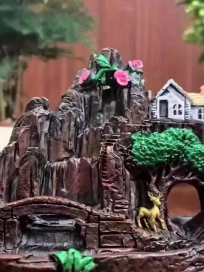 Incense Burner Style  Splendid Rivers And Mountains