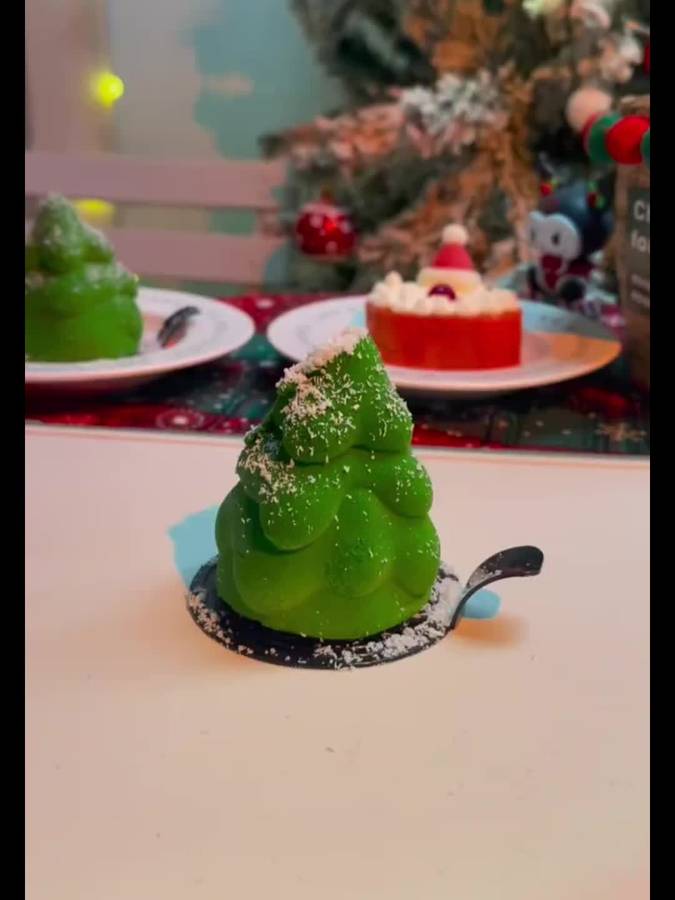 Suitable For Baking Molds Model 6 Link Three Dimensional Rhinestone Christmas Tree