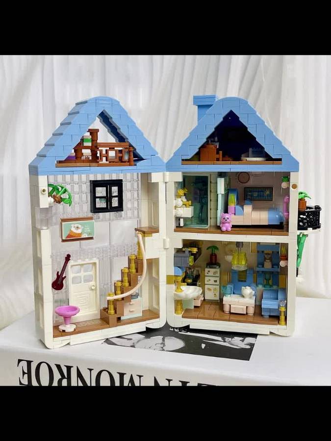 Building Toy Architectural Model Toy Set Model Cozy House