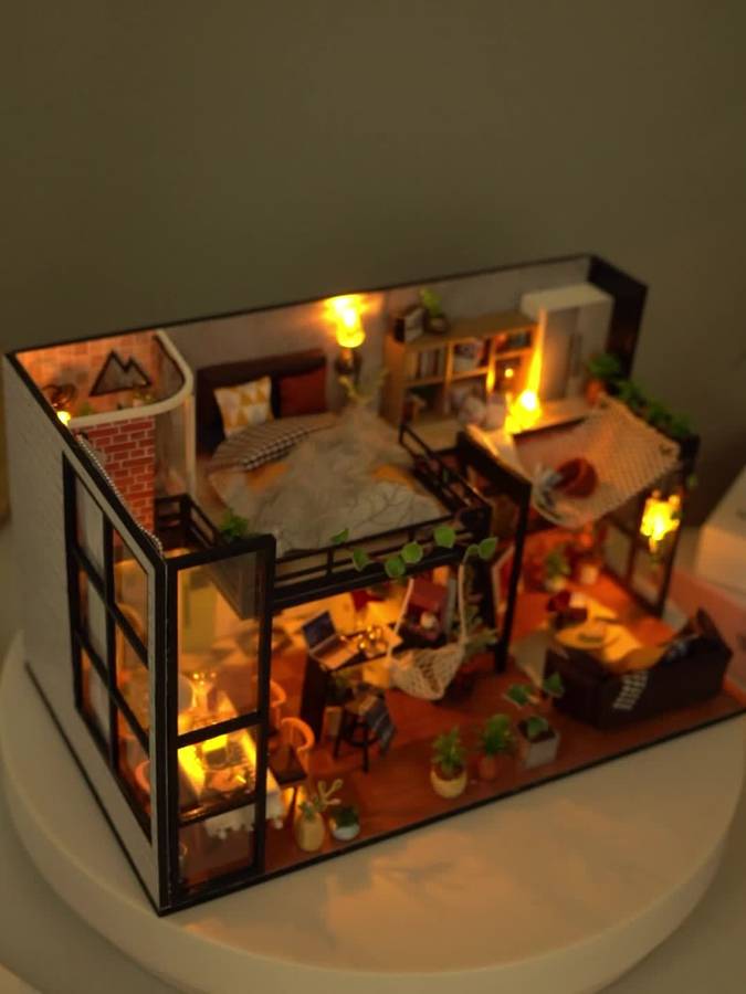 Building Toy Architectural Model Toy Set Style Literary Utopia