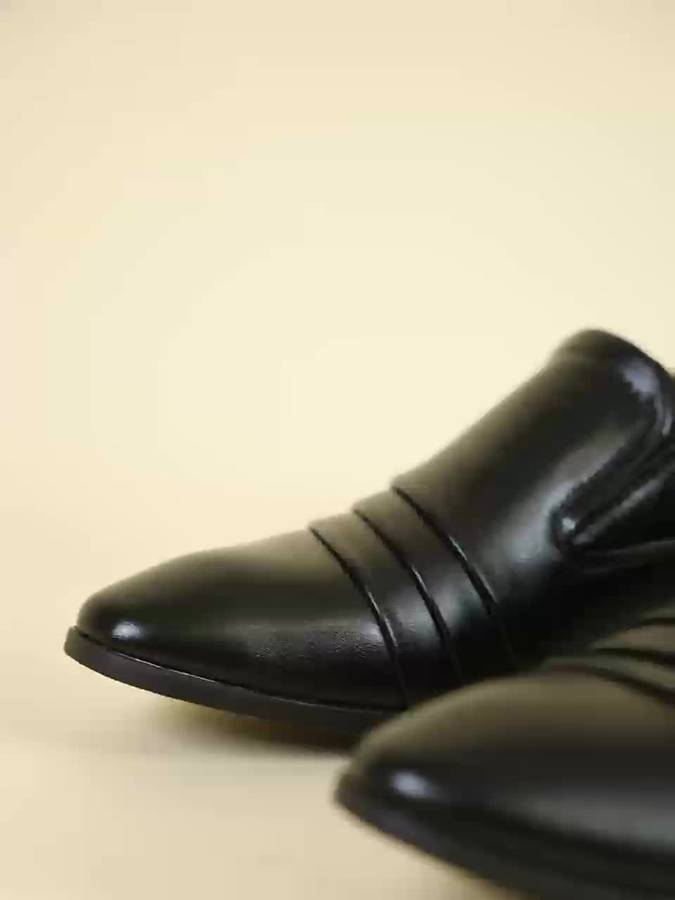 Mens Leather Shoes Color Black Sizeuk 9
