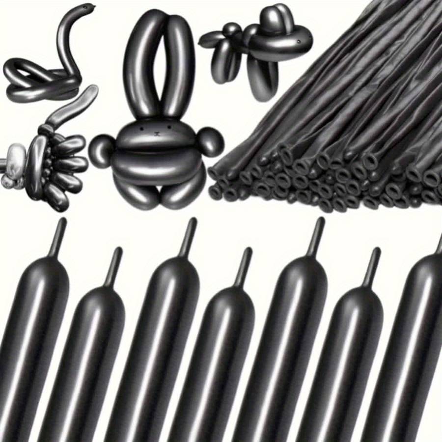 Balloon Items 32 Black Long Balloons