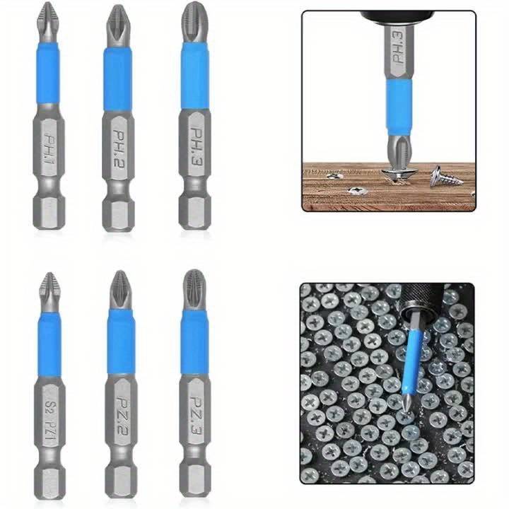 Screwdriver Bit Tool Set Items 6Pcs 50Mm