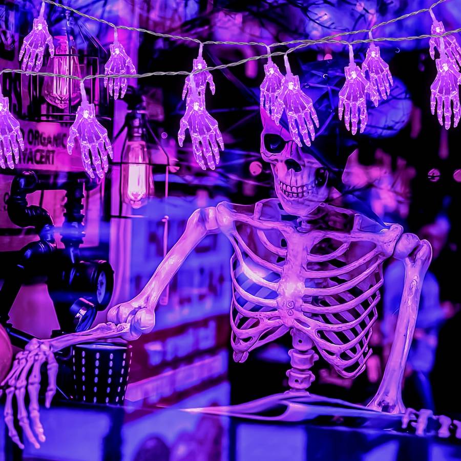 Halloween Decorations Color Purple Light Quantity 20 Leds