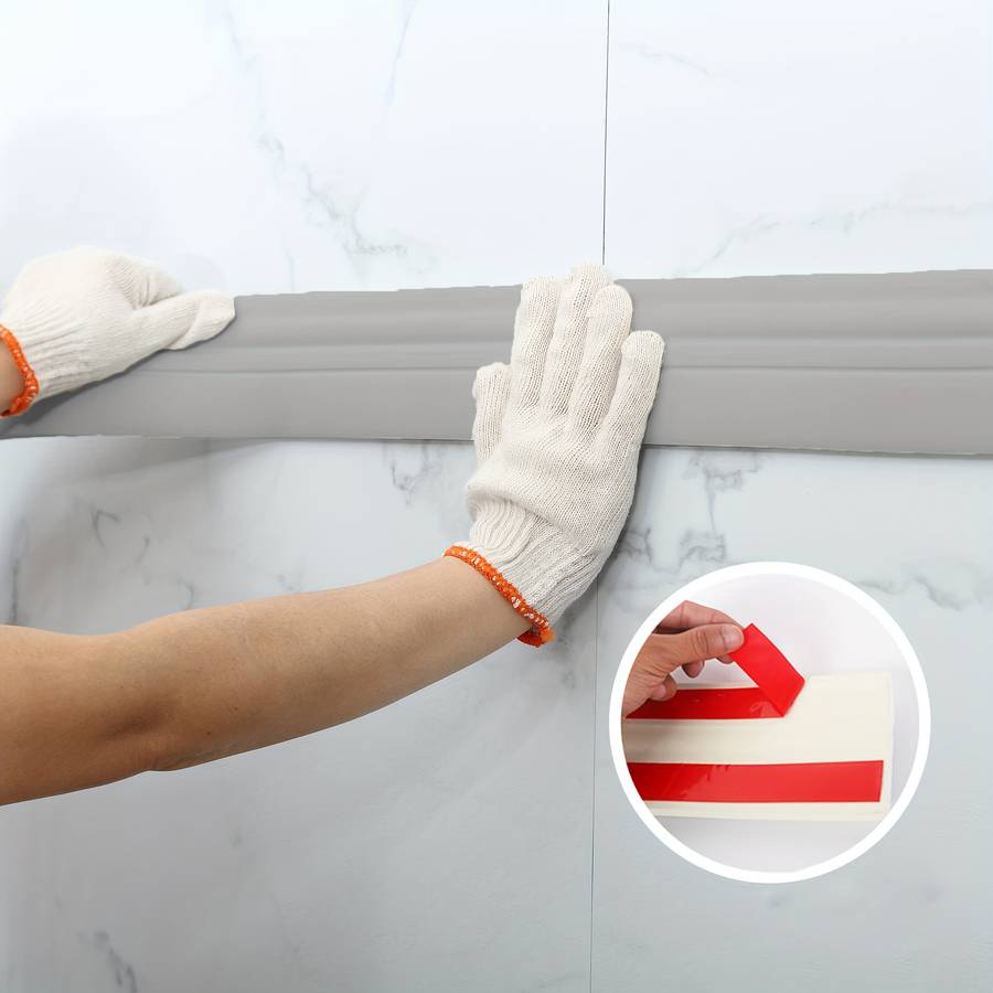 Skirting Board Grey 10Cm*5M3.94In*196.85In