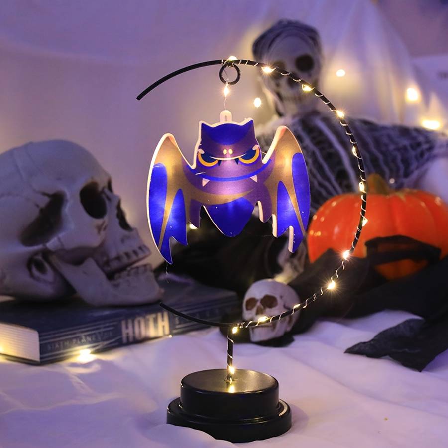 Halloween Decorations Color Warm Color Style 1 Wrought Iron Bat
