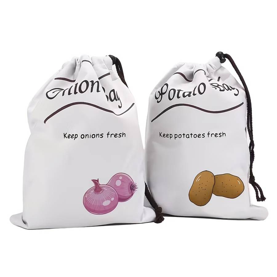Food Storage Bags Quantity 2Pcs Potatoonion