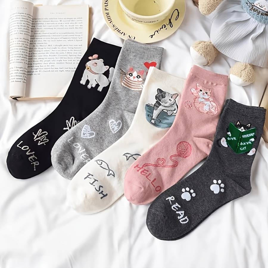 Women S Socks Color 5Pairs Mixed Colors
