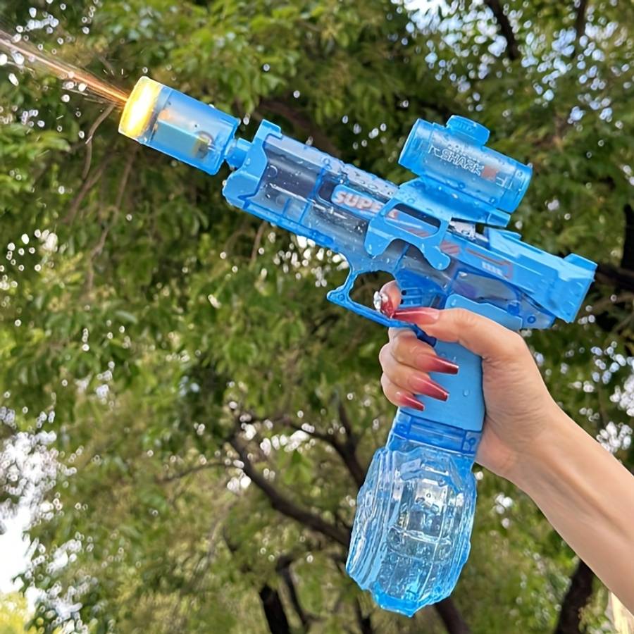 Water Gun Items With Light Linkage Back To The Chamber Blue
