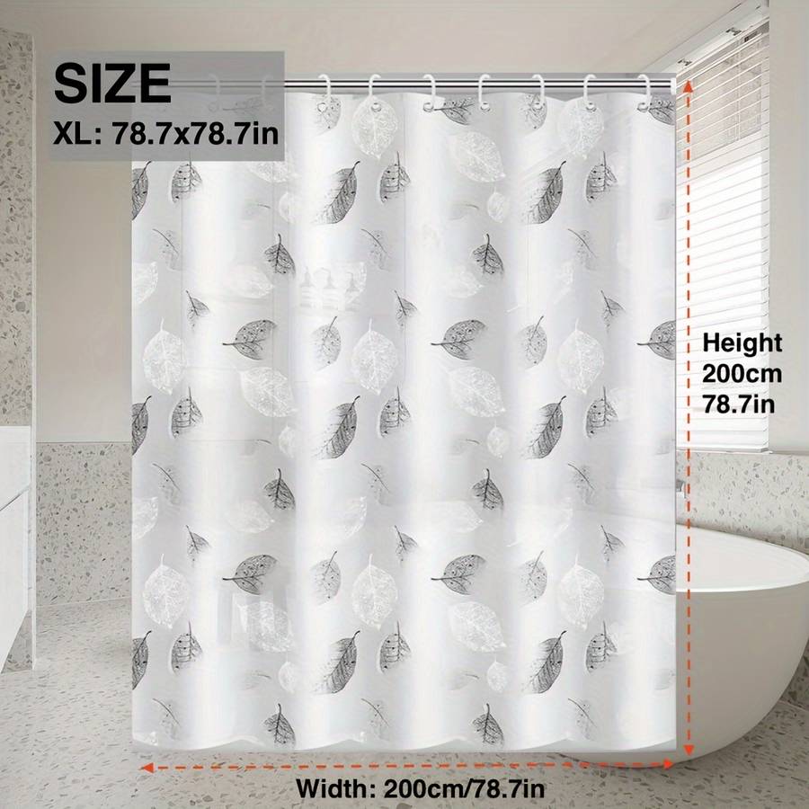 Waterproof Shower Curtain Size 71X78.7In 180X200Cm