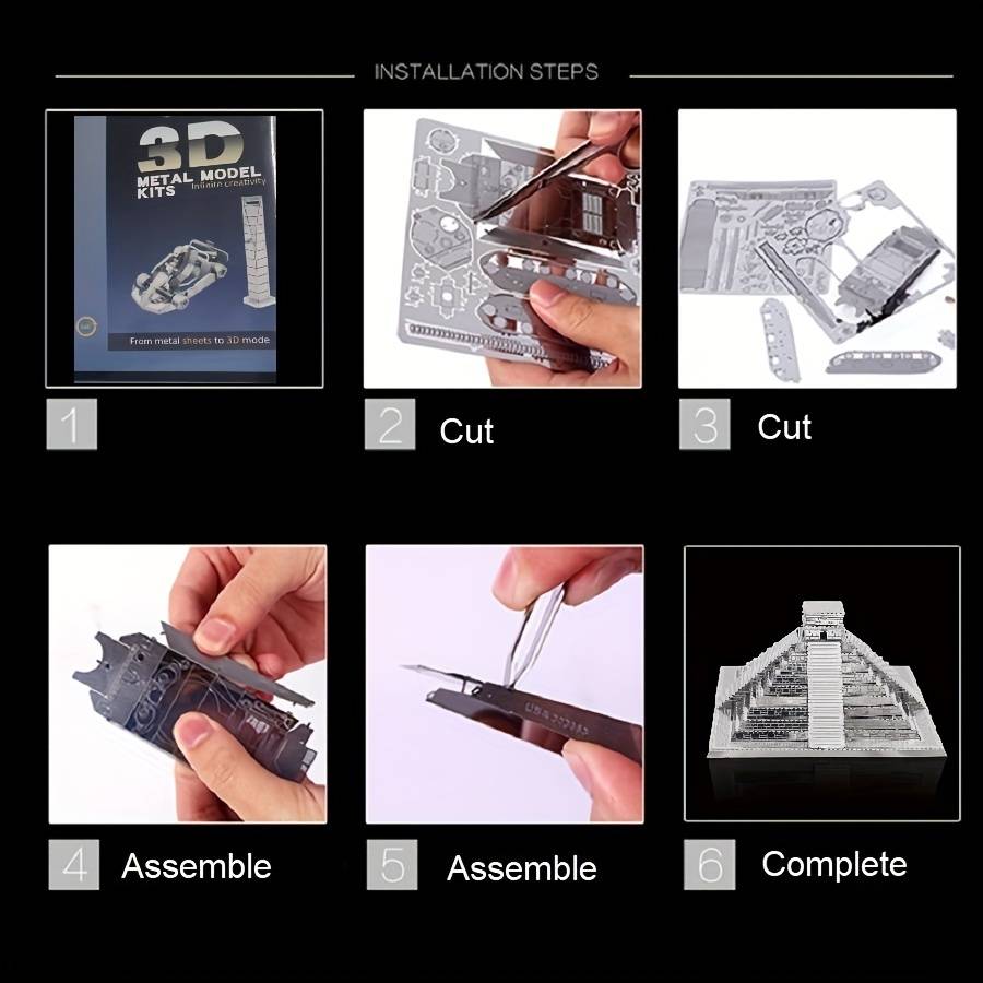 Building Toy Architectural Model Toy Set Items Mayan Pyramid