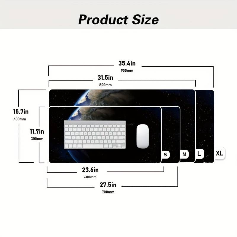 Mouse Pad Size 35.4X15.7Inch