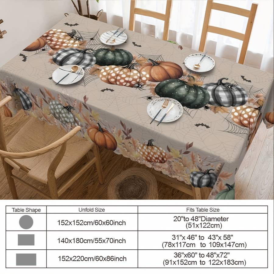 Halloween tablecloth decoration size Rectangle 139.7177.8cm