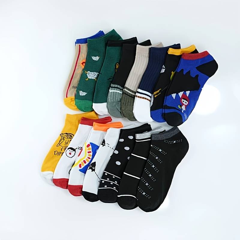 5 Pairs Mixed Color Randomly Sent One Size High Elastic Socks