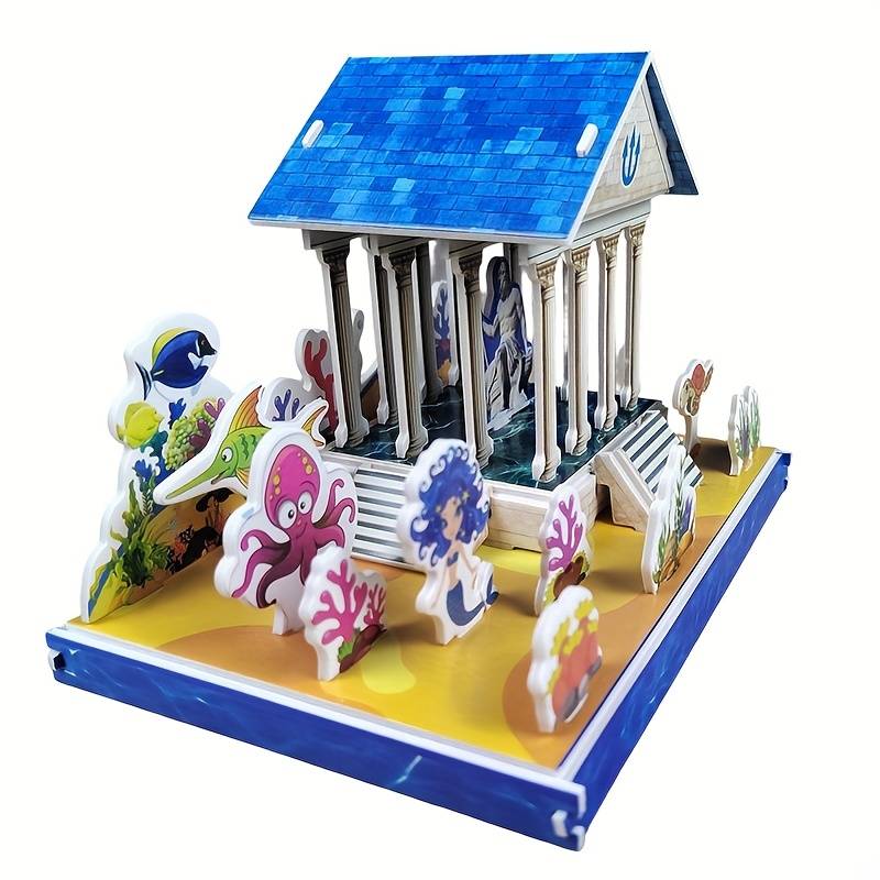 Building Toy Architectural Model Toy Set Model Jf A047