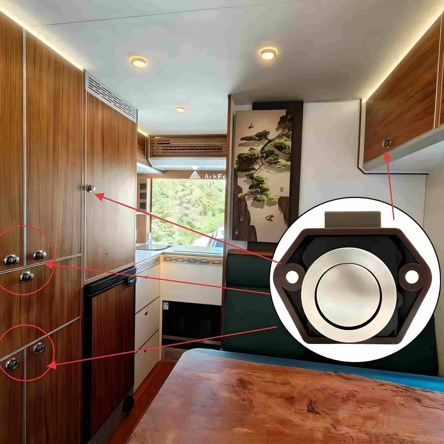 Lock Color Brown Nickel Model Bl02