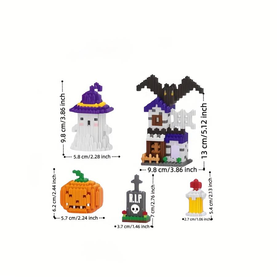 Building Toy Architectural Model Toy Set Model Christmas Combination Building Blocks