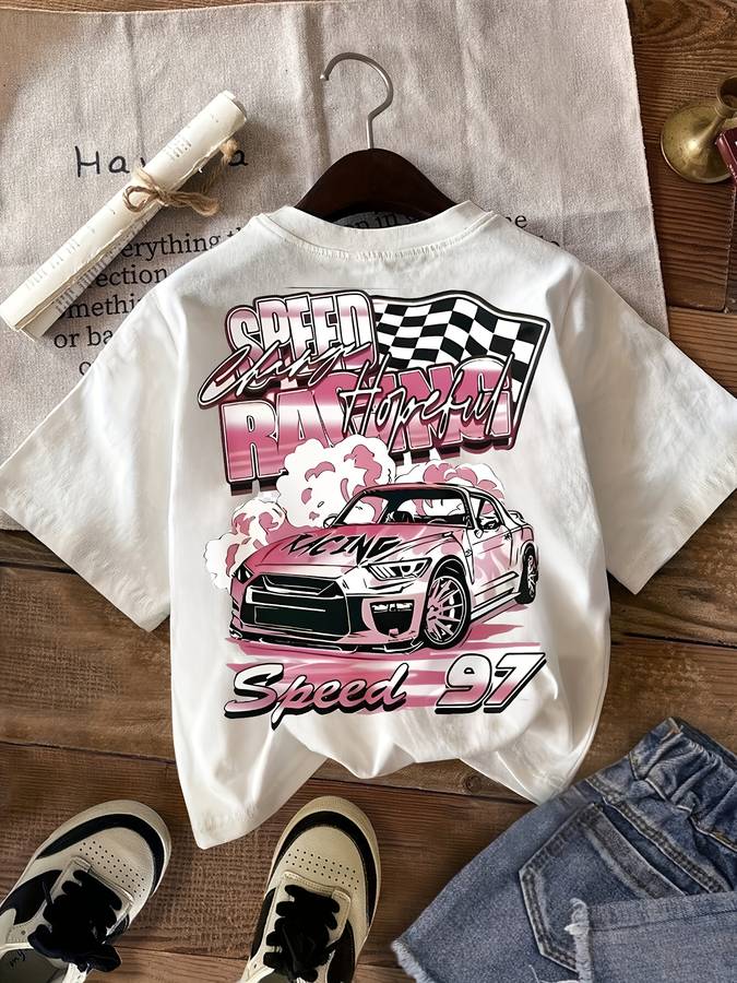 Womens T Shirt Color Black Pink White Sizem