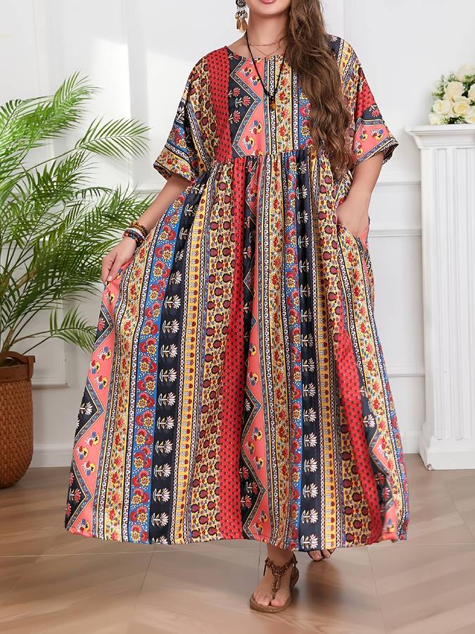 Women S Dress Color Black Red Size 5Xl
