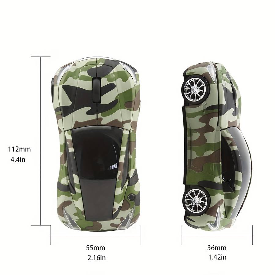 Mouse Color Camouflage Green